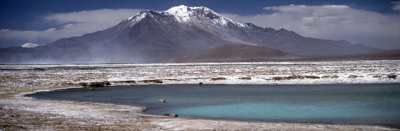 Chile, Altiplano, Salzpfanne Salar de Sourire